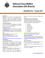 SA Branch Newsletter of August 2014